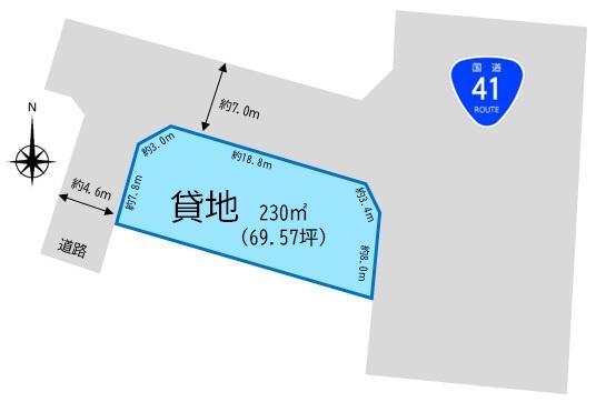 小牧市多気中町　貸地