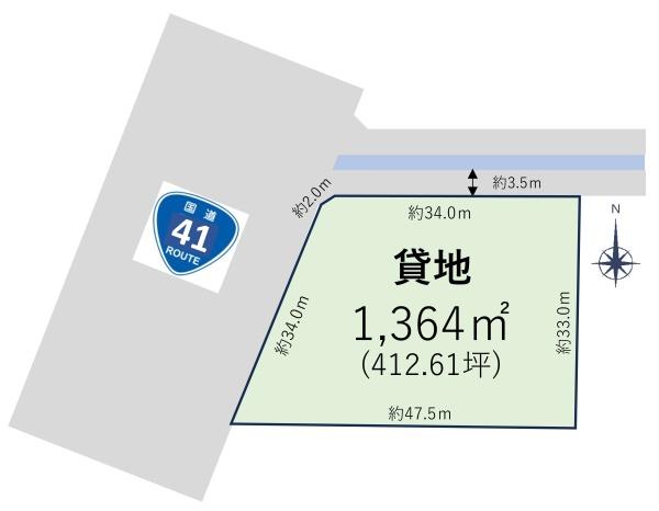 丹羽郡大口町新宮二丁目　貸地