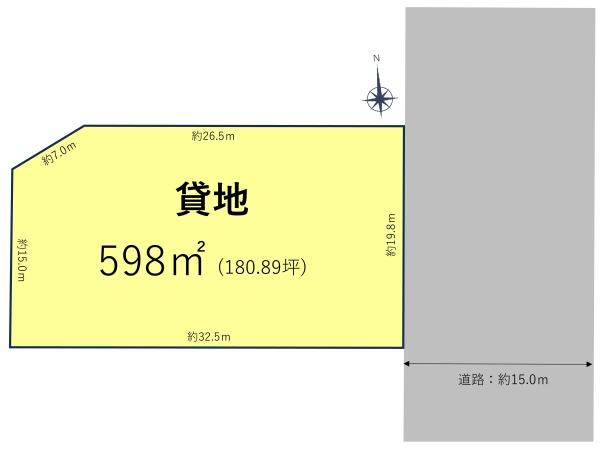 岩倉市稲荷町大摩の貸地