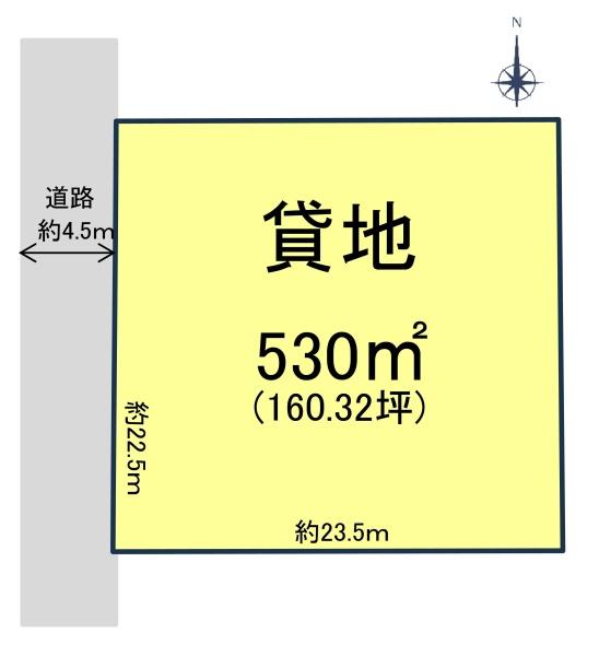 小牧市多気西町の貸地