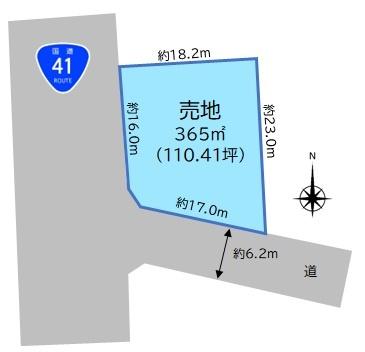 小牧市下小針天神一丁目　貸地