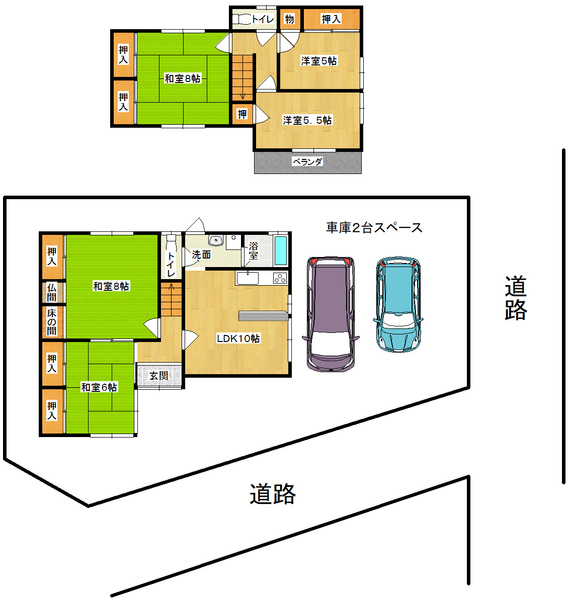 西脇市野村町5LDK借家