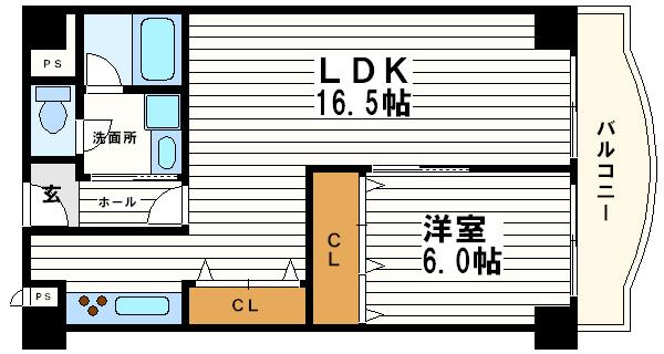 大阪市中央区東高麗橋のマンション