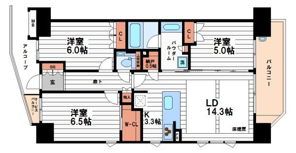 リバーガーデン上町一丁目