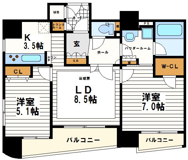 エステムコート谷町六丁目Ⅱアクティーネ