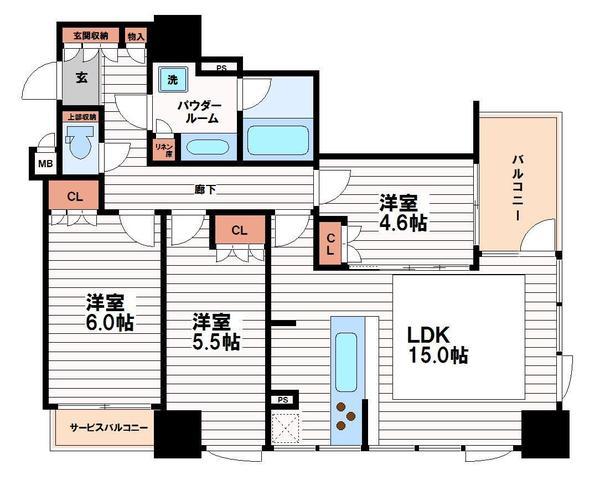 プレサンスレジェンド堺筋本町タワー(間取り)