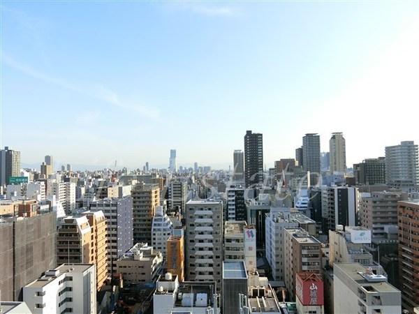 プレサンスレジェンド堺筋本町タワー(現地からの眺望)
