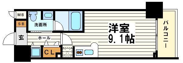 ISM谷町六丁目(間取り)