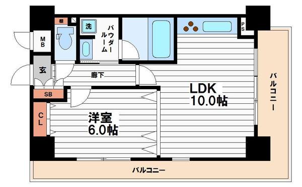 リーガル南船場(間取り)