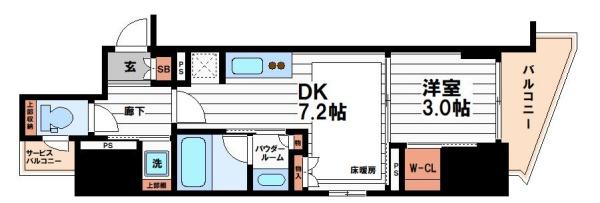 イニシア大手前(間取り)