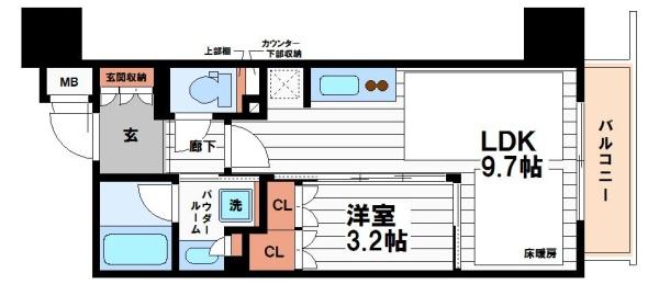 イニシア大手前(間取り)