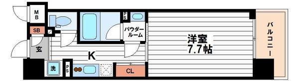 アスヴェルタワー大阪城WEST(間取り)