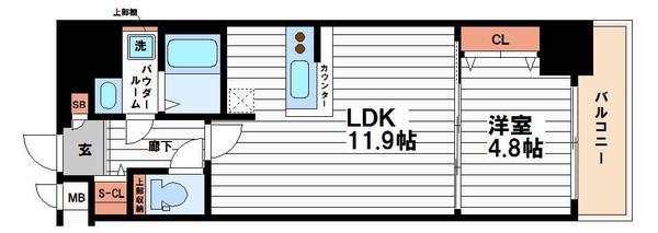 フォーリアライズ本町レクス(間取り)