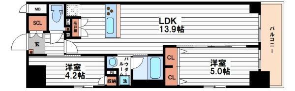 スプランディッド上本町WESTⅡ