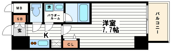 レジュールアッシュ大阪城WEST