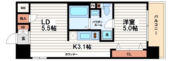 大阪市中央区備後町１丁目のマンション