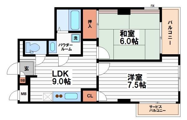 REBANGA上町台アパートメント