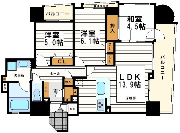 サンメゾン谷町セイスアヴェニーダ