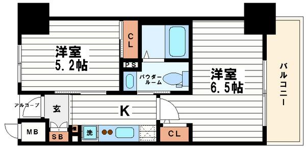 大阪市中央区糸屋町１丁目のマンション