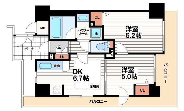 エステムプラザ心斎橋Ⅱノール・ロジェ