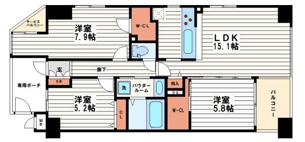 イトーピア長堀橋シェルクレール