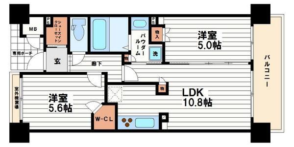 大阪市中央区瓦屋町１丁目のマンション