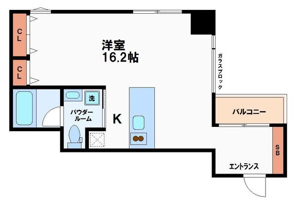 ルクレ堺筋本町レジデンス(間取り)