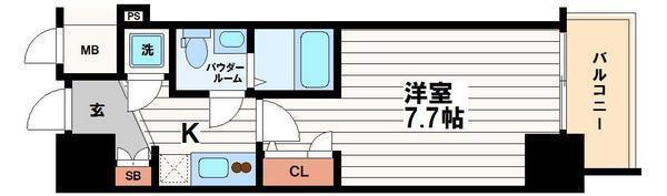 アドバンス心斎橋ラシュレⅡ