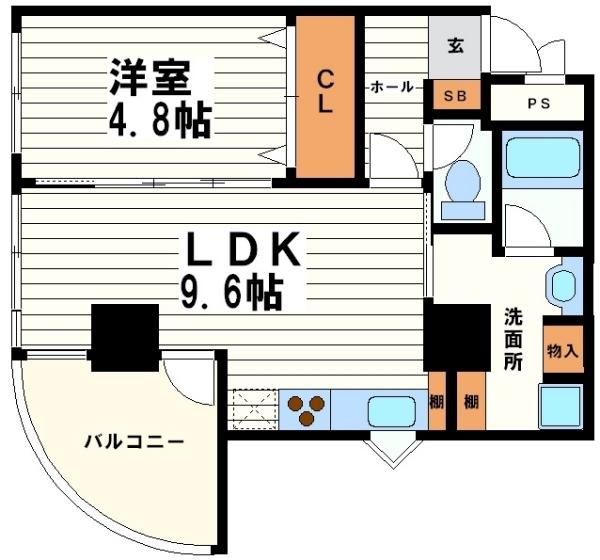 ヴェルビューレⅡ(間取り)