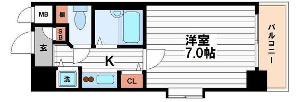 ディナスティ松屋町(間取り)