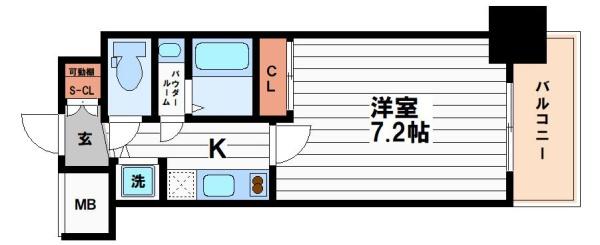 アドバンス大阪城ベレッツァ(間取り)