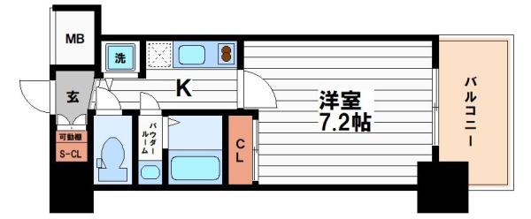 アドバンス大阪城ベレッツァ(間取り)