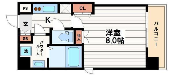 W-STYLE大阪谷町(間取り)