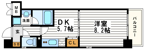 大阪市中央区安堂寺町２丁目のマンション