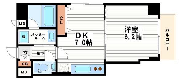 大阪市中央区南船場１丁目のマンション