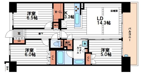 リバーガーデン上町一丁目