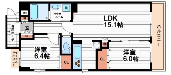 シャルマンフジ・リッツ谷町弐番館