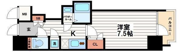 アドバンス心斎橋ラシュレⅡ
