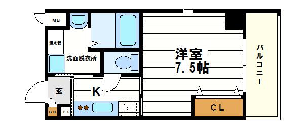 大阪市中央区谷町９丁目のマンション
