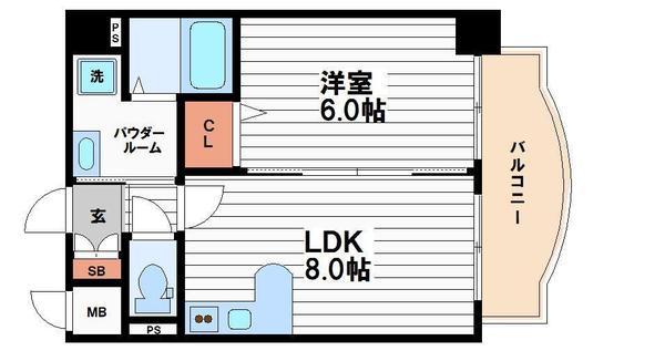 大阪市中央区東平２丁目のマンション