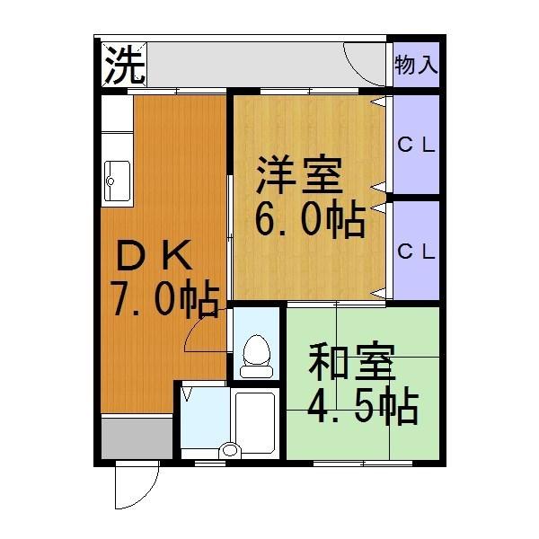 門之内マンション２号棟　3F