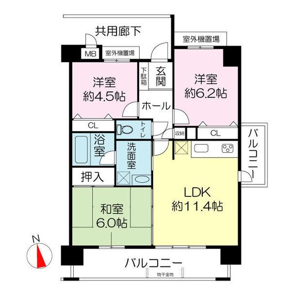 パセオ上牧/２Ｆ