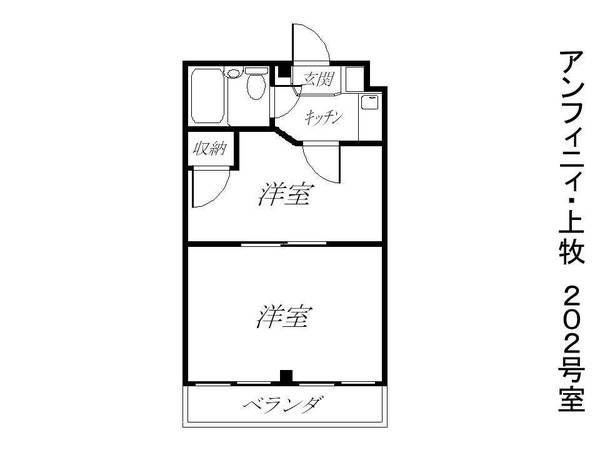 アンフィニィ上牧/２Ｆ