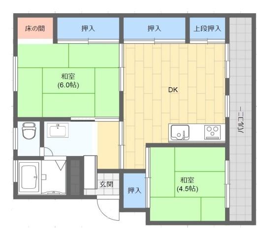 水無瀬青葉ハイツ１２号棟/３Ｆ