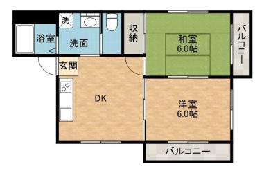 中本ハイツ/２Ｆ