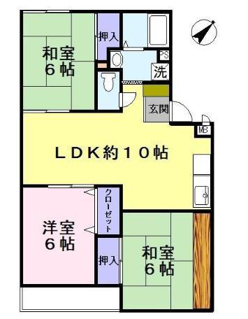 トリヴァンベール桜井/１Ｆ