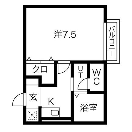 セジュール大山崎(間取り)