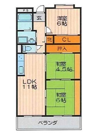ラフィーネ上牧　3Ｆ