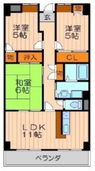 ラフィーネ上牧　3F