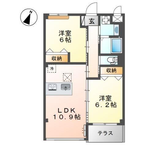 ルーヴル円明寺　1F